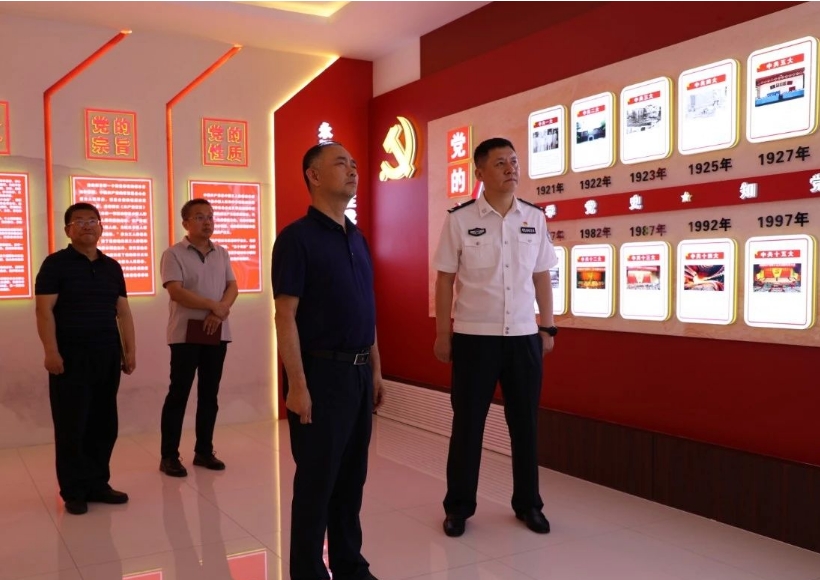 太原尖草坪区委常委、政法委书记王玉贵深入公安尖草坪分局开展调研工作