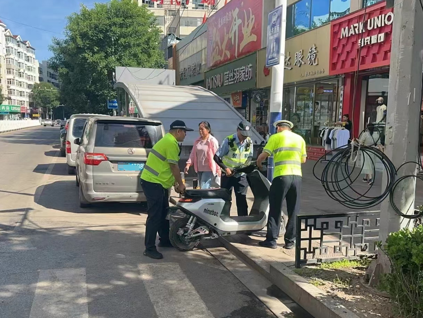 太原古交市：多部门联动，齐心打造城市道路“严管街”
