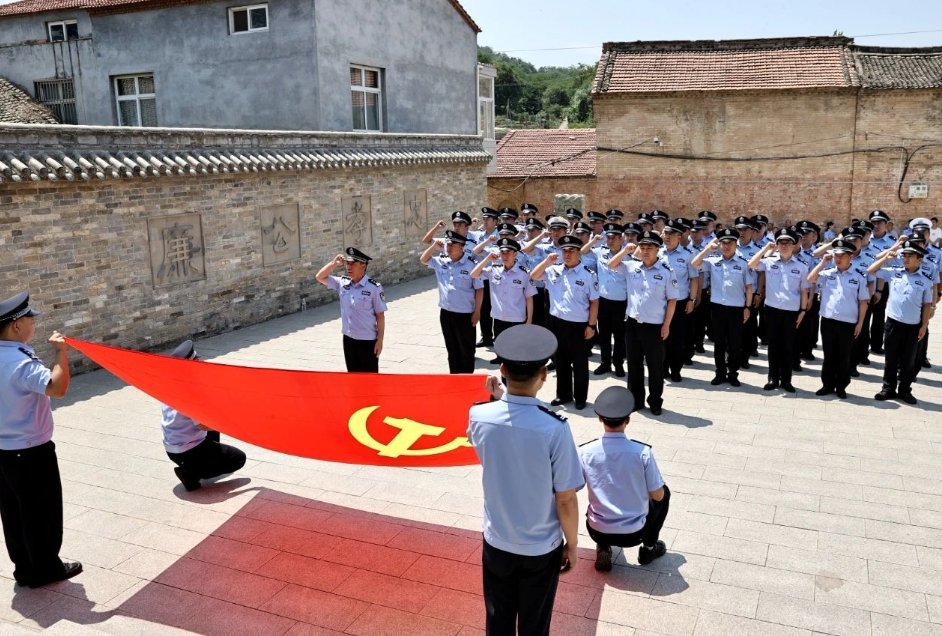 晋城阳城县公安局举办庆祝建党103周年系列活动