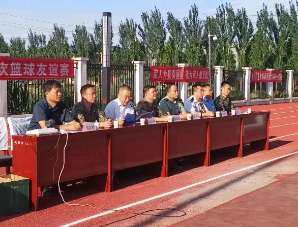 吕梁文水县举办庆“八一”军警民篮球友谊赛