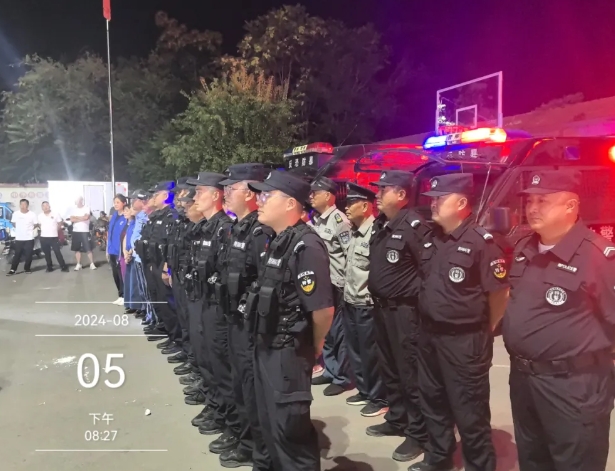 吕梁交城公安：警保联动，古节保平安