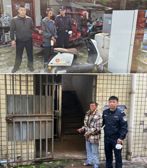 江安警方成功破获多起电瓶车盗窃案：“惯偷老贼”和“收赃老登”均落网