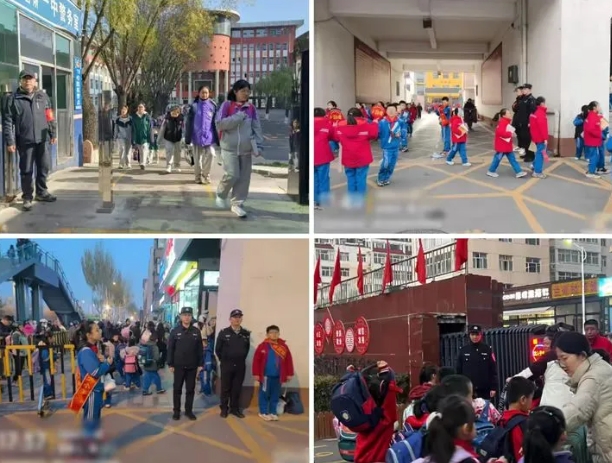 吕梁离石公安站好“护学岗” 守好学生“成长路”