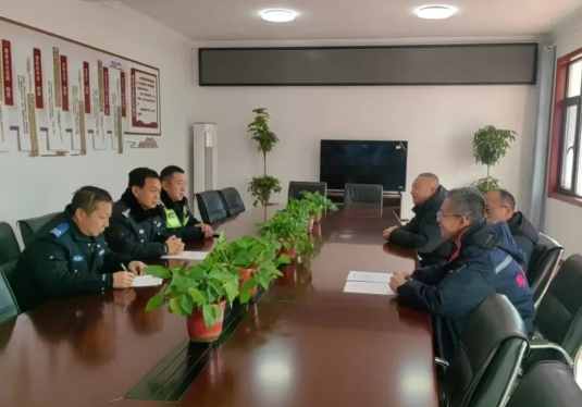 临汾安泽县公安局交警大队约谈辖区企业