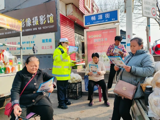 临汾安泽：交通安全不停歇  筑牢春季平安路