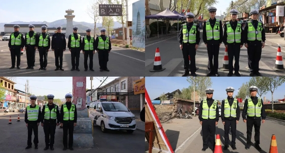 临汾洪洞公安交警圆满完成广胜寺庙会主活动日交通安保工作