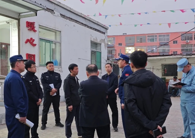 吕梁兴县公安局基层派出所深入辖区养老院，开展消防安全检查工作