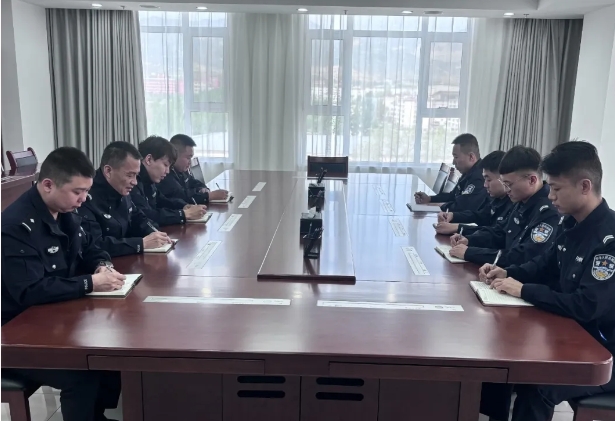 太原尖草坪区人民检察院司法警察大队开展集中培训学习训练