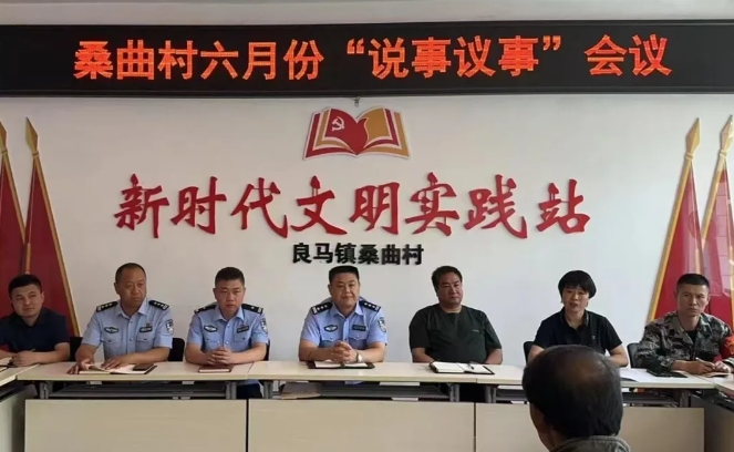 临汾安泽县公安局党委深入包联村桑曲村调研指导工作