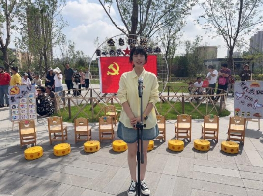 太原万柏林区南寒街道：童心向党  红歌飞扬