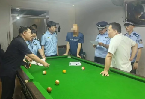 太原娄烦：多部门联合突击检查台球厅  护航未成年人健康成长