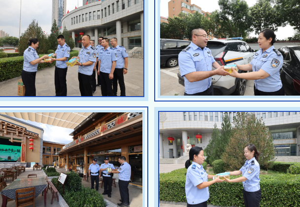 酷暑送清凉  关怀润警心——吕梁孝义公安开展“高温送清凉”慰问活动