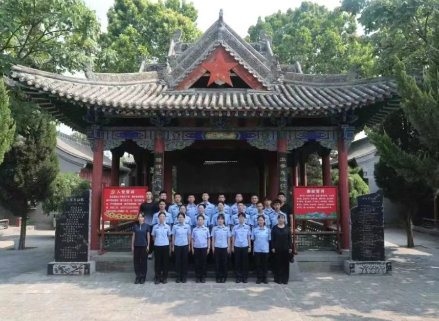 传承红色精神  汲取奋进力量——临汾洪洞县公安局组织新入警民警参观红色教育基地