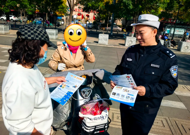 安全从“头”开始：大同交警持续开展头盔佩戴整治行动 