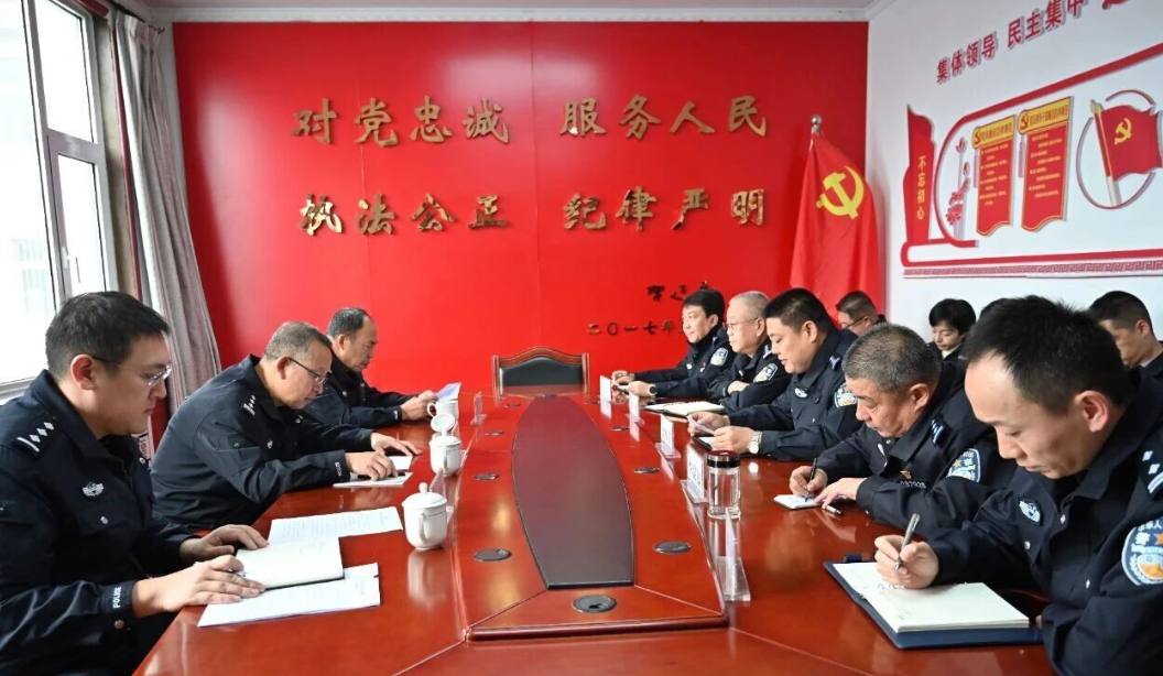 临汾市公安局督查组莅临安泽县公安局督导检查工作