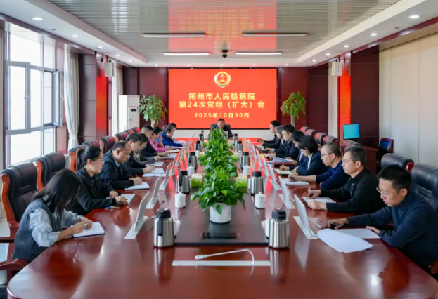 朔州市检察院召开党组（扩大）会议传达学习贯彻党的二十届四中全会精神