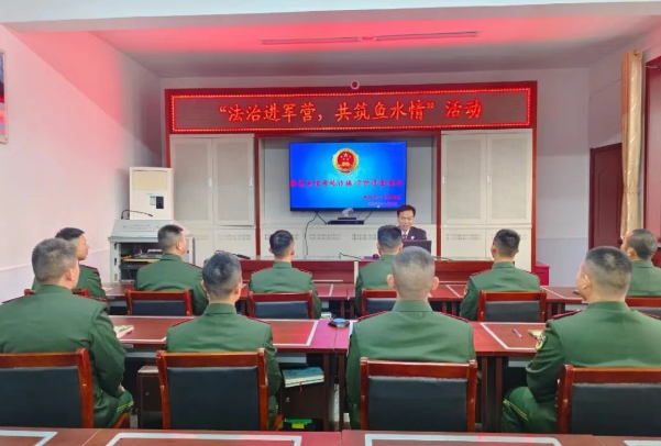 法治进军营  共筑鱼水情——忻州静乐县人民检察院开展送法进军营活动