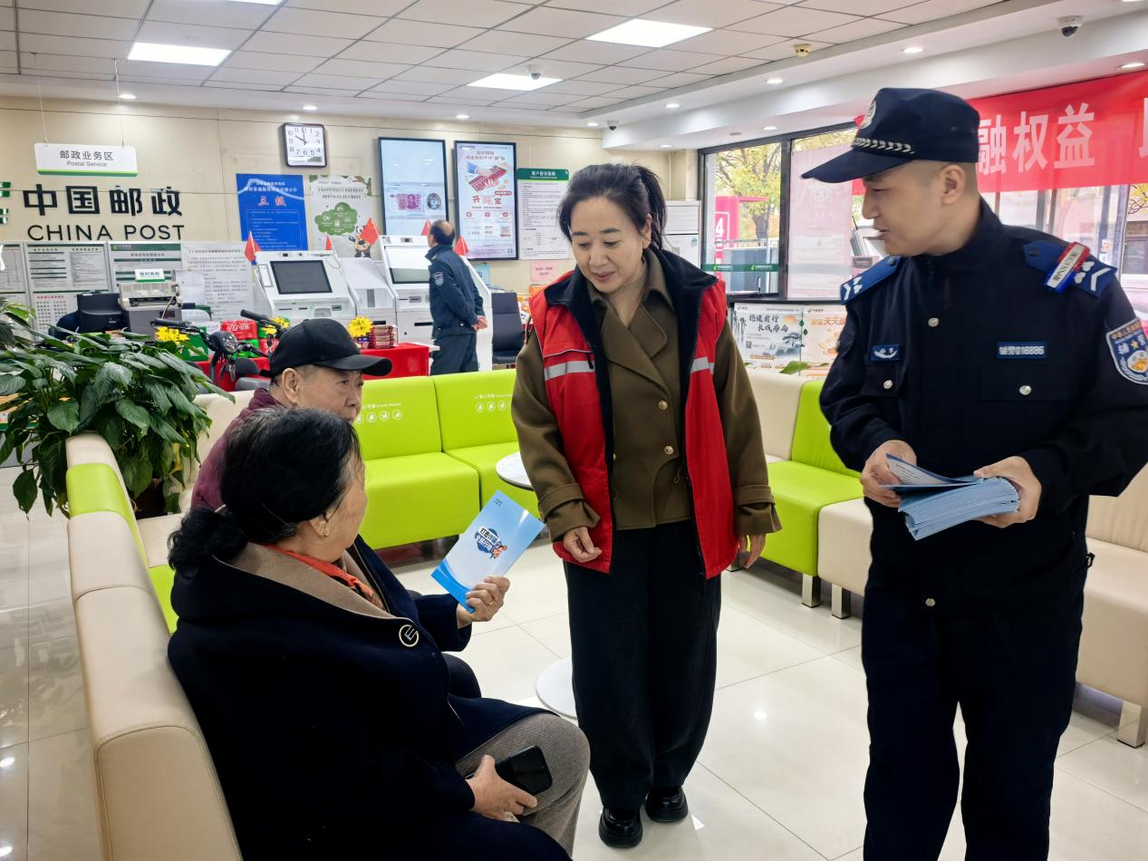 太原万柏林区和平街道西线社区：精准反诈护消费  平安护航“双十一”