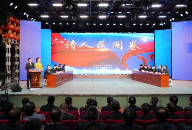运城河津市大型问政栏目《请人民阅卷》“听民意 办实事”特别节目录制完成