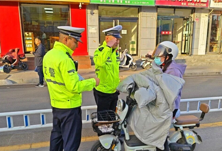 忻州原平公安交管部门持续整治非机动车违法行为