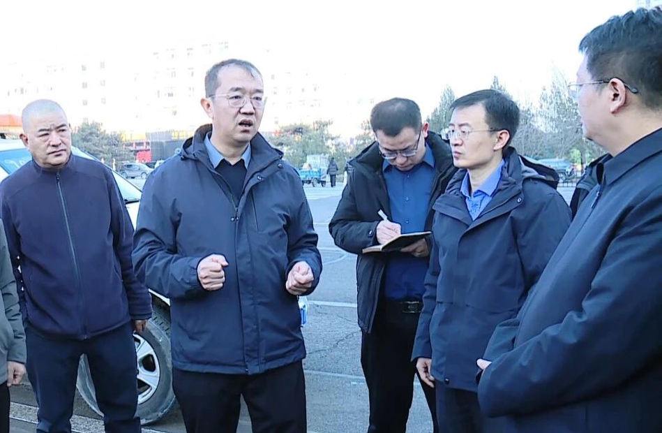 吕梁孝义市领导督导文明城市创建工作