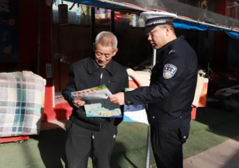 吕梁中阳：交通安全宣传进社区 守护居民平安出行