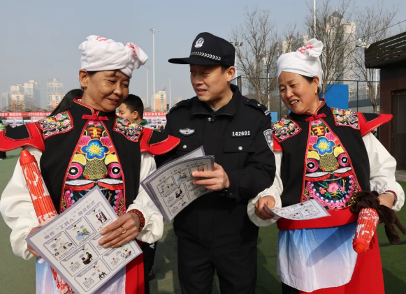 吕梁汾阳公安：非遗润心  法治同行