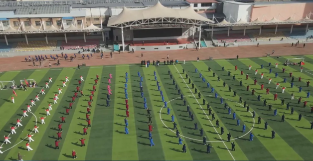 吕梁市“国际太极拳日”太极拳展演活动在市体育场举行