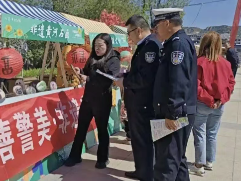山西吕梁兴县公安交管大队：借力非遗文化  深耕交通安全宣传