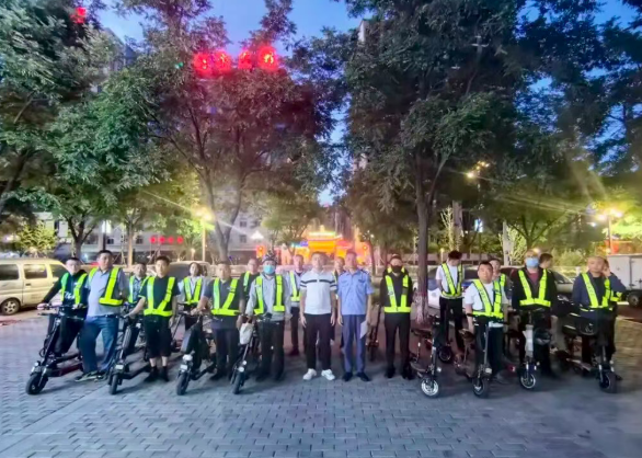 山西吕梁孝义市公安局中阳楼派出所：警企携手专群联动  筑牢夜