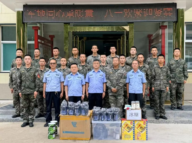 共叙军警情谊  同筑平安防线——山西吕梁石楼县公安局走访慰问驻县武警中队 