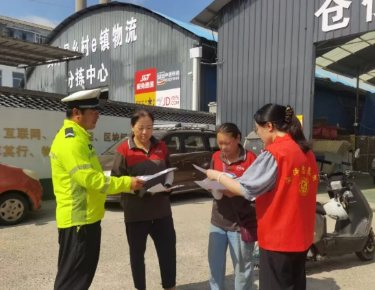 临汾安泽县公安局开展电动自行车安全宣讲 守护新就业群体出行平安