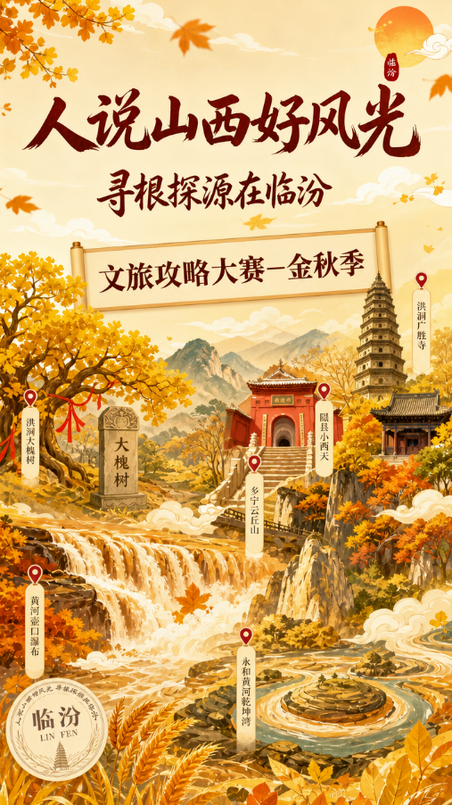 “人说山西好风光  寻根探源在临汾”文旅攻略大赛·金秋赛道—