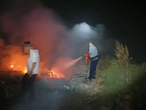 火情突发急处置   快速联动保平安——山西吕梁石楼县灵泉派出所成功处置辖区突发火