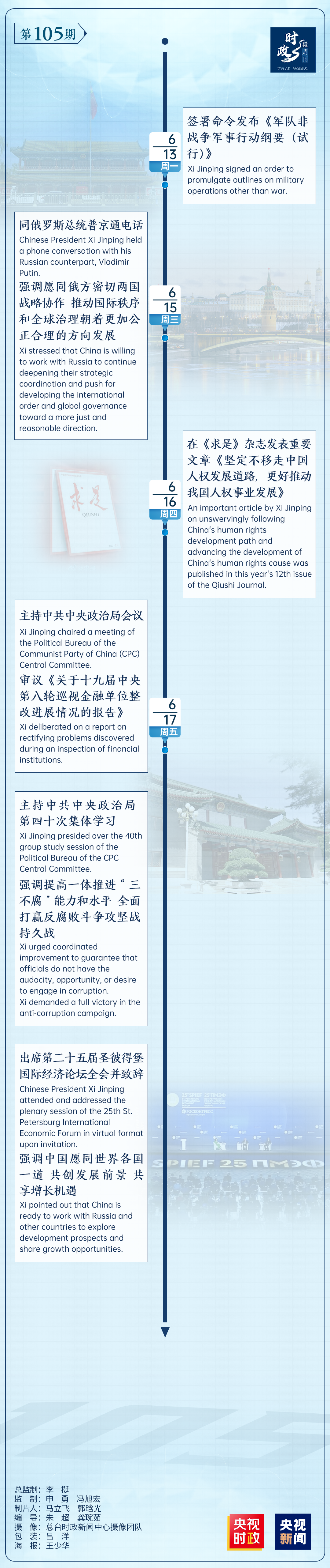 头条 · 时政微周刊丨总书记的一周（6月13日—6月19日）