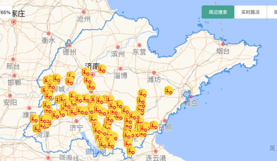 受雨雪天气影响 山东境内多条高速临时封闭