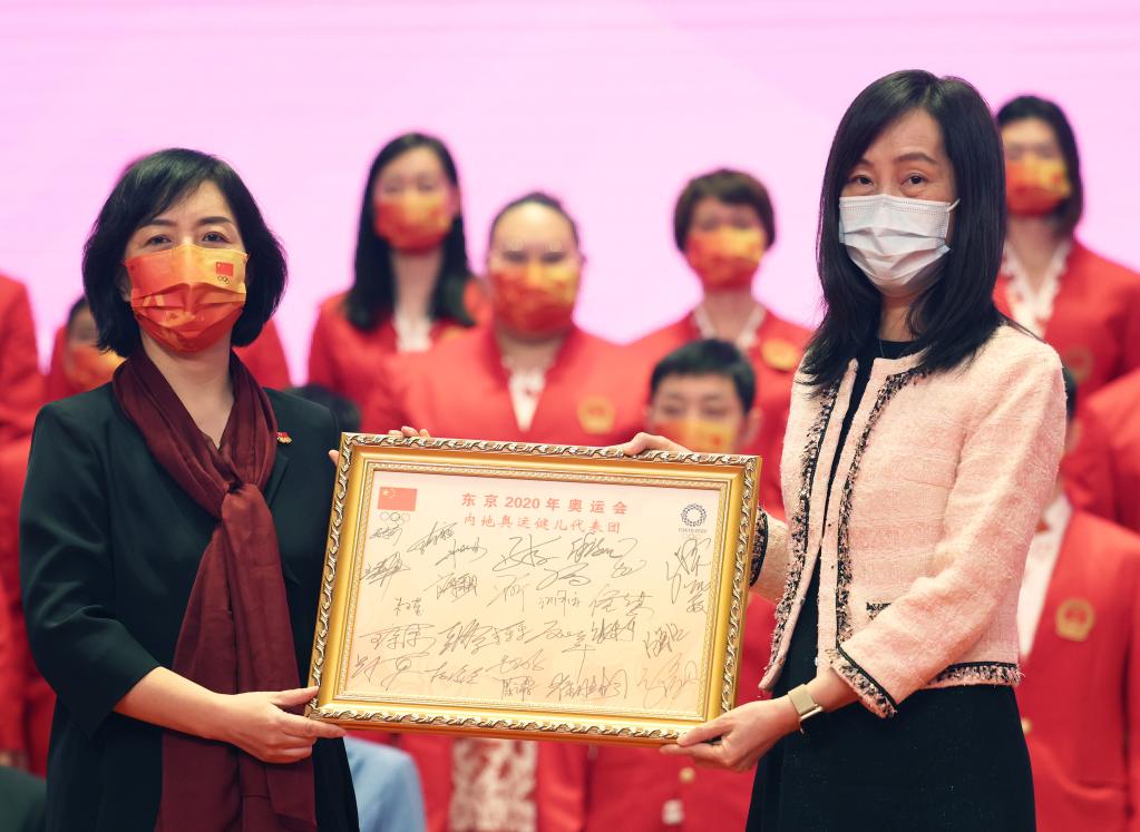 澳门特区政府举办晚宴欢迎内地奥运健儿代表团