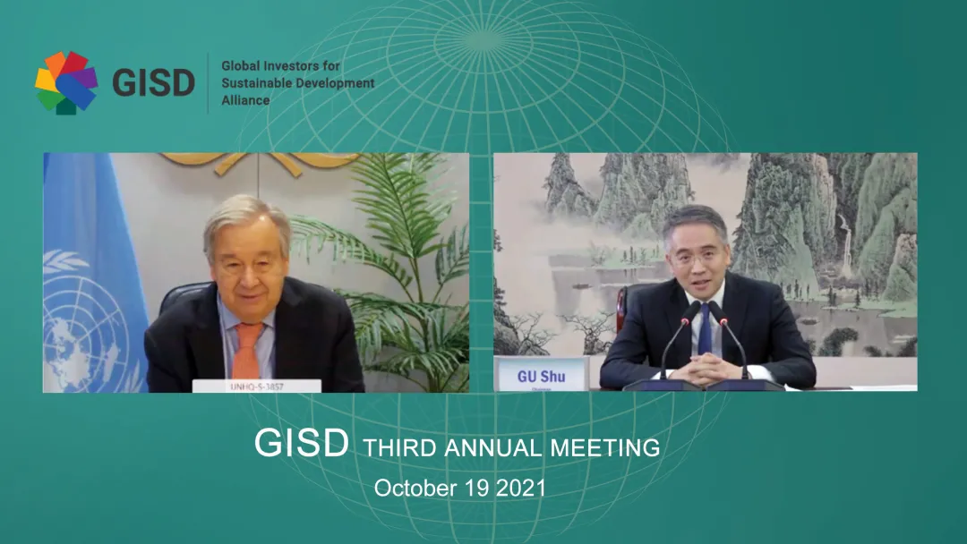 农业银行董事长谷澍参加联合国全球可持续发展投资者联盟年会并做主题发言