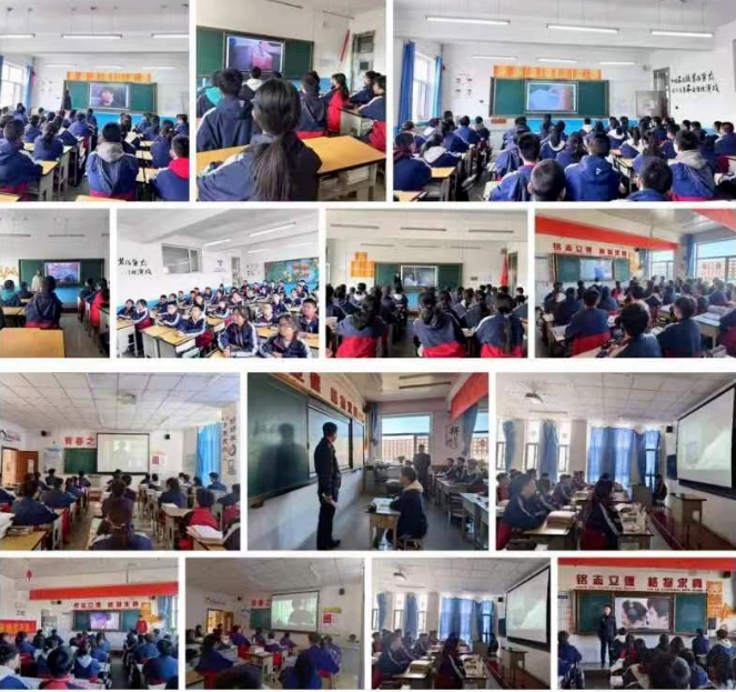 朔州怀仁市公安局里八庄中心派出所深入校园开展反校园欺凌宣传活动