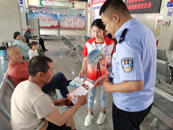 山西灵石公安开展“健康人生  绿色无毒”主题毒品预防教育宣传活动