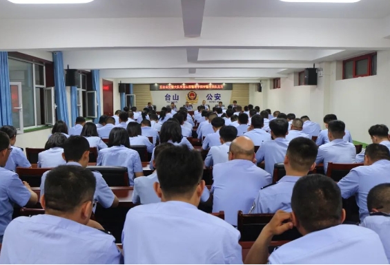 忻州五台山公安分局组织见习学警开展“固思想  强标准  护稳定”观摩学习活动