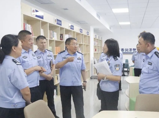 交流学习积经验  同行取经促提升——吕梁岚县公安一行莅临文水县公安局观摩交流