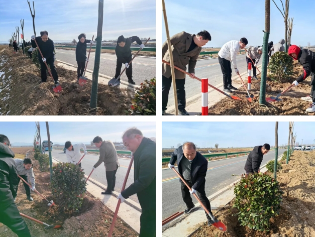 植树迎新年，绿美启新篇——运城夏县人民检察院开展义务植树活动