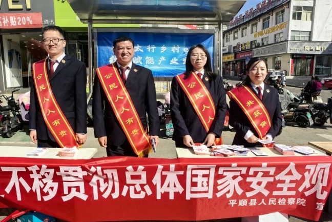 长治平顺县人民检察院开展全民国家安全教育日宣传教育活动