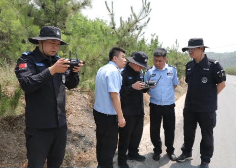 吕梁汾阳：无人机空中巡航，禁毒宣传全覆盖