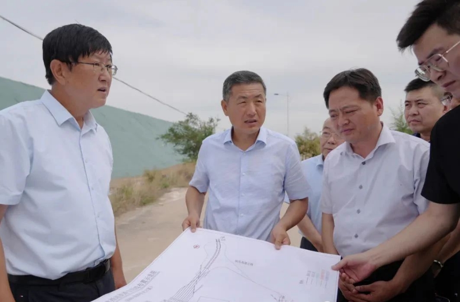 运城市发改委到河津市调研铁路专用线项目推进情况