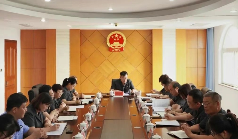 临汾洪洞法院传达学习习近平总书记考察山西重要讲话重要指示精神