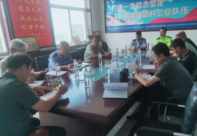 吕梁孝义公安交警约谈高风险运输企业  从源头筑牢道路交通安全防线