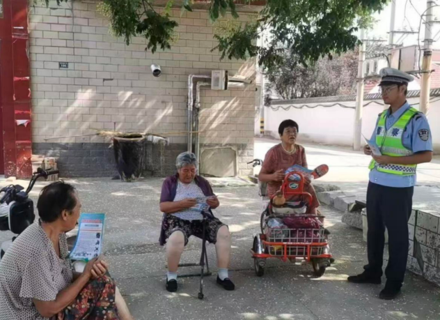 临汾公安交警多维度发力，织密安全防护网  守护乡村平安路！