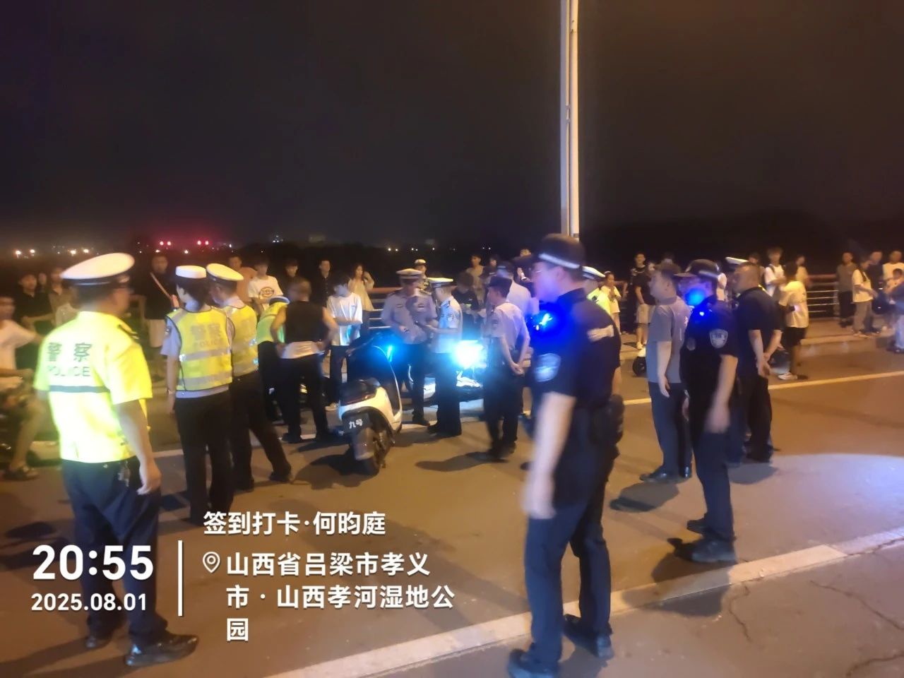 吕梁孝义公安：严查“飙车炸街” 护航夏夜平安
